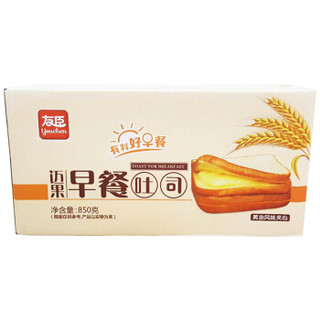 友臣 迈果 早餐吐司 原味 850g