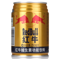 红牛 维生素功能饮料 250ml*6罐  *2件