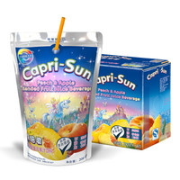 限地区、有券的上：Capri-Sun 果倍爽 桃苹果复合味少儿果汁饮料 200ml*6包