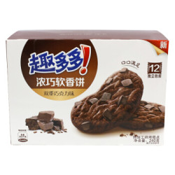 趣多多 浓巧软香饼 双重巧克力味 240g