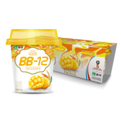 蒙牛 冠益乳BB-12 藜麦+燕麦+芒果 100g*3杯 麦酪乳 *16件