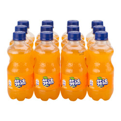 芬达 Fanta 橙味 橙汁 汽水饮料 碳酸饮料 300ml*12瓶整箱装 *10件