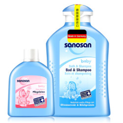 哈罗闪 婴儿洗护套装(洗发沐浴露200ml+乳50ml/霜20ml)*2件+润肤乳 200ml