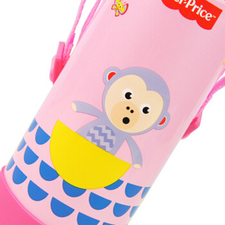 Fisher-Price 费雪 保温吸管水壶 粉色 420ml