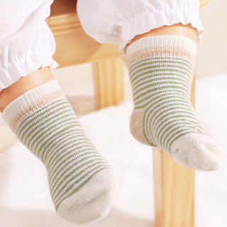 Elepbaby 象宝宝 四季款通用婴儿袜子  6双装 8-10cm (0-6个月)