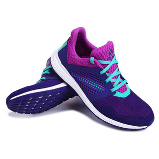 adidas 阿迪达斯 S80383 女童慢跑运动鞋 紫色 37码