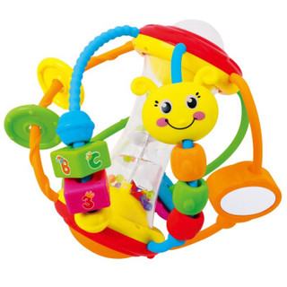 汇乐玩具 0-1岁婴幼儿手摇铃新生儿玩具宝宝儿童男女孩安抚认知礼物 健儿球