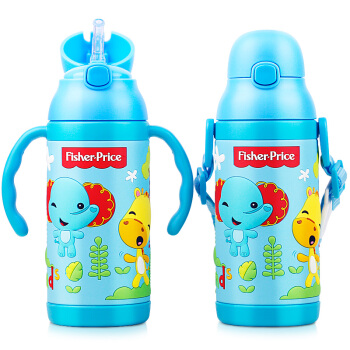 Fisher-Price 费雪 FP-8623 真空不锈钢水壶套装（两用）蓝色 400ml