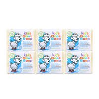 比利山羊奶 billie goat soap 山羊 Soap 澳洲进口手工山羊奶皂 新生婴幼儿童0岁 沐浴洗澡洗脸洁面香皂肥皂 宝宝款组合装100g*6