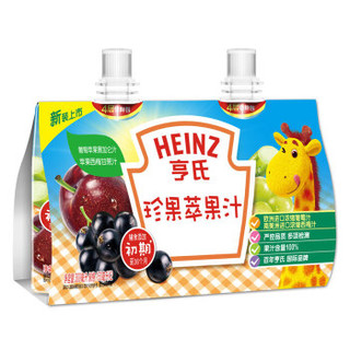 Heinz 亨氏 婴幼儿珍果萃果汁 (1段、150ml*2袋)