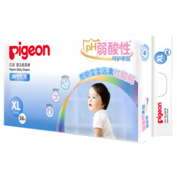 pigeon 贝亲 弱酸性 婴儿纸尿裤 (XL号、58片) *3件