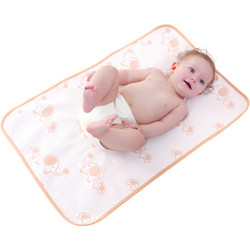 象宝宝（elepbaby）婴儿隔尿垫 四层加厚防水透气护理垫 宝宝尿垫75X50CM（2条装）小鹿+大象 *2件