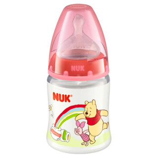 NUK 迪士尼小熊维尼系列 宽口径PP奶瓶 红色 150ml *2件