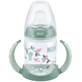 NUK 婴幼儿宽口径学饮杯吸水杯  6个月以上宝宝两用鸭嘴杯 硅胶奶嘴喝水杯 宽口径学饮杯 绿色