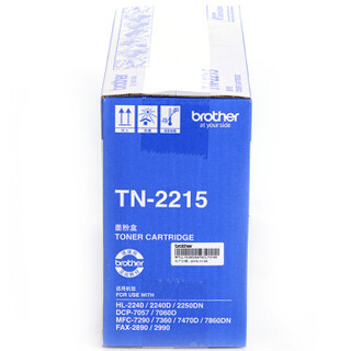 brother 兄弟 TN-2215 黑色墨粉盒（适用2240D/7360/7470D/7060D）
