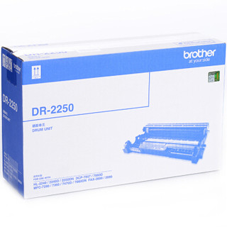 brother 兄弟 DR-2250 黑色硒鼓（适用机型兄弟 7360 2240D 2250DN 7060D ）