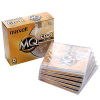 麦克赛尔（maxell）CD-R光盘 刻录光盘 光碟 空白光盘 48速700M 1片盒装，5盒/包