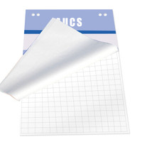 AUCS 白板纸A1(25页)带暗格 挂纸(夹纸)白板专用纸 广告会议写字板用夹纸 VCPAD25