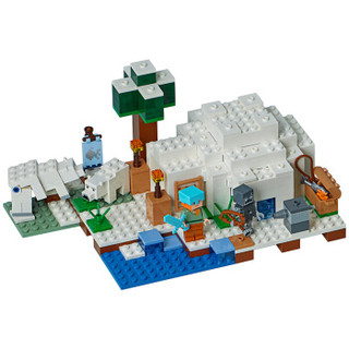 LEGO 乐高 我的世界系列 21142 极地圆顶冰屋