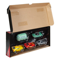 Cars 赛车总动员 电影同款玩具系列 FCP80 合金小车（5辆装） *3件