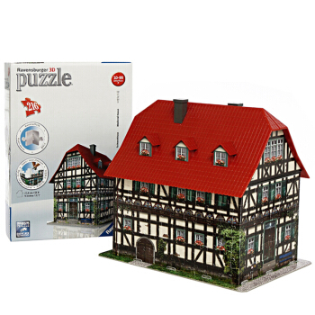 Ravensburger 睿思 3D建筑拼图中世纪小屋 216片