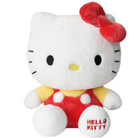  Hello Kitty 凯蒂猫 毛绒玩具 经典系列 坐式红色