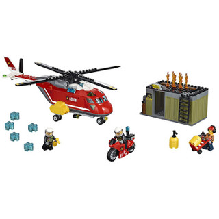 LEGO 乐高 城市系列 60108 消防直升机组合积木