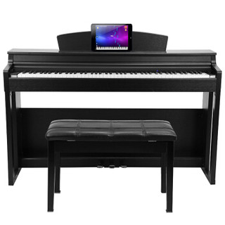 MIDWAY 美德威 88键重锤智能钢琴 P3000 黑色