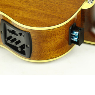 YAMAHA 雅马哈 APX700IINT初学者单板旅行木吉他 薄箱体舞台演奏款电箱原木色
