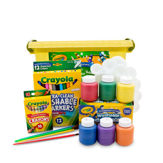  Crayola 绘儿乐 JD-666 儿童绘画可水洗套装（内含蜡笔水彩笔颜料）