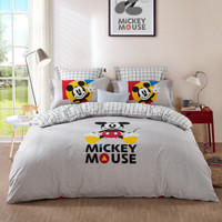 Disney 迪士尼 儿童卡通全棉床上四件套 Hello!Mickey! 1.5m床