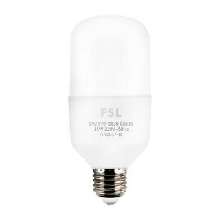 FSL 佛山照明 LED柱形泡 E27大口 暖白光 10W*10支