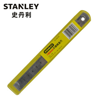 史丹利（Stanley）不锈钢直尺 不锈钢直尺600mm 35-346-23