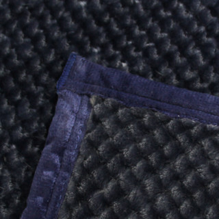 OBXO 源生活 珊瑚绒夏季毛毯 藏蓝色 200*230cm