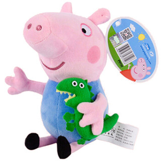 Peppa Pig 小猪佩奇 儿童毛绒玩具系列 30cm 乔治抱恐龙 *5件