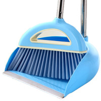 舒拉娜 雅高 扫把 扫帚畚箕超值2件套装 天空蓝
