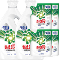 碧浪 Ariel 机洗超净抑菌洗衣液超值套装 (3kg*2+200g*4) 机洗专用 快洗(新老包装随机发货) *2件