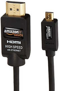  AmazonBasics 亚马逊倍思 高速 HDMI 转 Micro HDMI 连接线