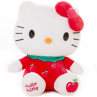  Hello Kitty 凯蒂猫 毛绒玩具 水果系列 苹果红色