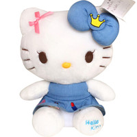 Hello kitty 凯蒂猫 毛绒玩具 牛仔刺绣系列