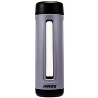 HAERS 哈尔斯 塑玻系列 玻璃杯 灰色 400ml