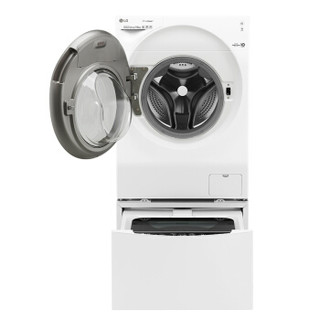 LG 乐金 TWINWash系列 WDFH457C0SW 直驱 滚筒洗衣机 14kg 白色