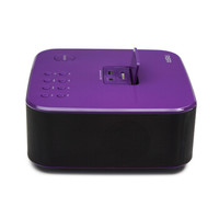 RSR MS405迷你USB/SD插卡音响 FM收音机音响便携音箱播放器扩音器 紫色