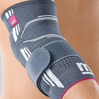 medi 德国进口护肘专业可调节护臂肘关节肌肉拉伤康复护具男女 银灰色 III码