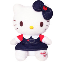  Hello Kitty 凯蒂猫 毛绒玩具抱枕 牛仔裙 30cm