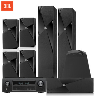 JBL STUDIO180BK+天龙X1400功放 音响 音箱 7.1 家庭影院 电视音响 落地影院 组合音响 客厅影院 HIFI