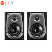 HiVi 惠威 D50R 音响 音箱 家庭影院环绕音响 木质HIFI/发烧级/高保真音响可当书架箱用 需搭配功放