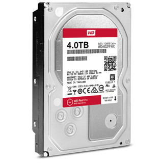 Western Digital 西部数据 红盘Pro系列 3.5英寸NAS硬盘 4TB 128MB(7200rpm、PMR)WD4002FFWX