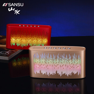 SANSUI 山水 T12 蓝牙音箱 金色