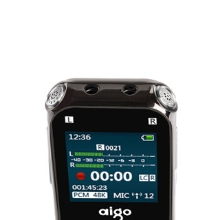 aigo 爱国者 录音笔R5522 16G 一键录音 专业高清